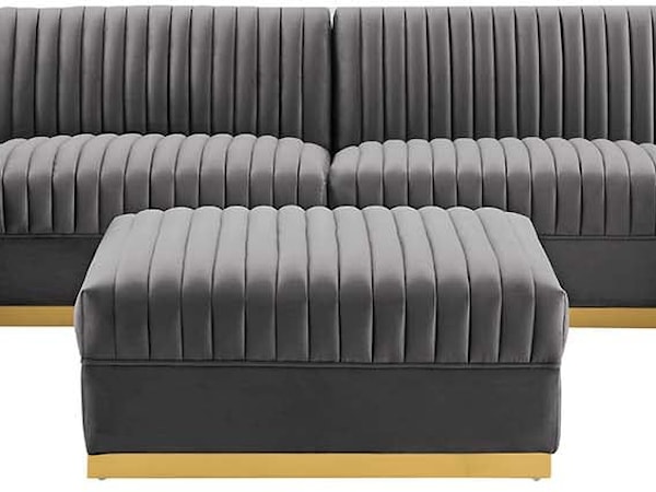 7-Piece Left-Facing Modular Sectional Sofa