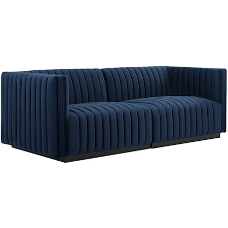 Velvet Loveseat