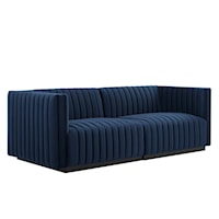 Conjure Channel Tufted Performance Velvet Loveseat