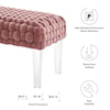 Modway Prologue Prologue Woven Velvet Ottoman