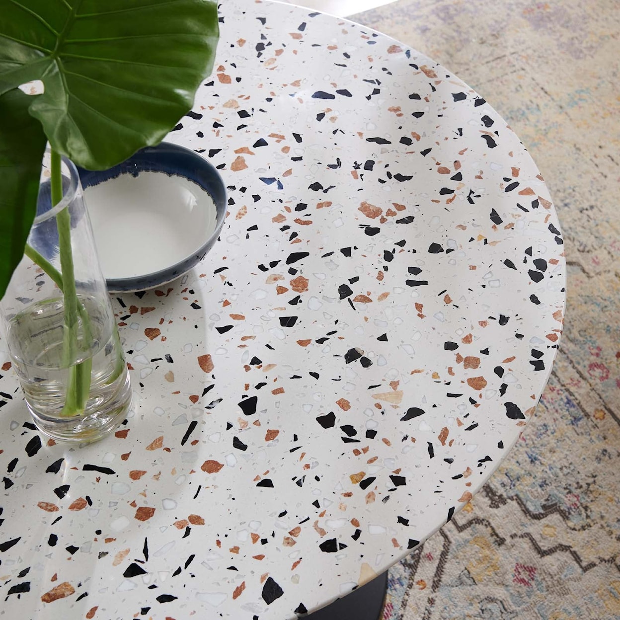 Modway Lippa Lippa 40" Round Terrazzo Dining Table