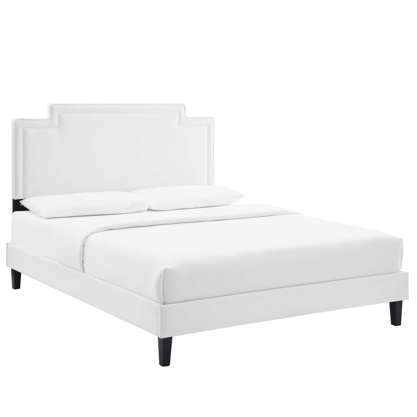 Modway Liva Liva Performance Velvet Twin Bed Value City Furniture