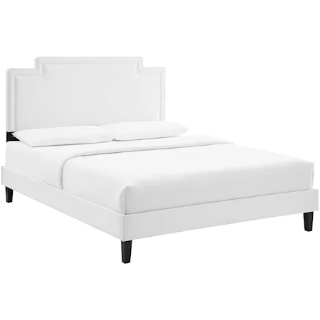 Liva Velvet Twin Bed