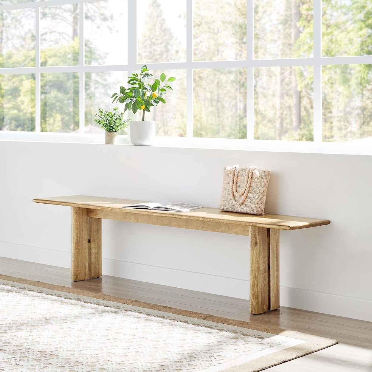 Modway Amistad Amistad 72" Wood Bench