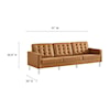 Modway Loft Sofa and Ottoman Set