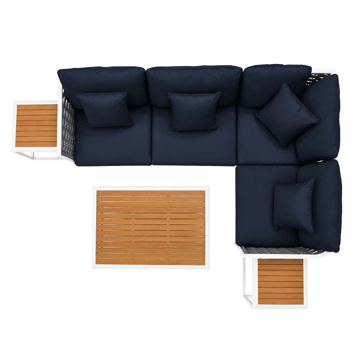 Modway Stance Stance 7 Piece Outdoor Sofa Set
