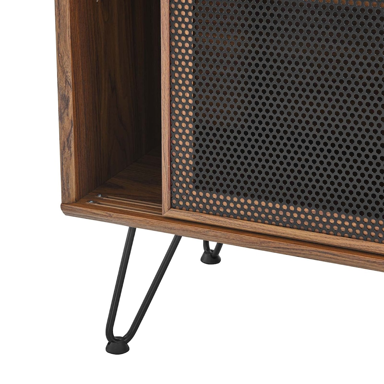 Modway Nomad Sideboard with Sliding Metal Mesh Doors