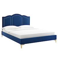 Emerson Performance Velvet Full Platform Bed