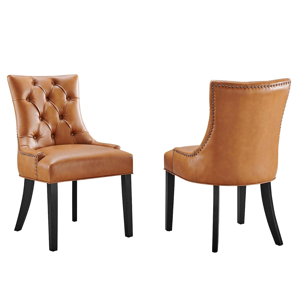 Modway Regent Set of 2 Upholstered Dining Side Chairs