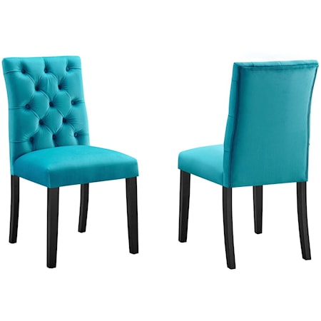 Duchess Velvet Dining Chairs - Set of 2