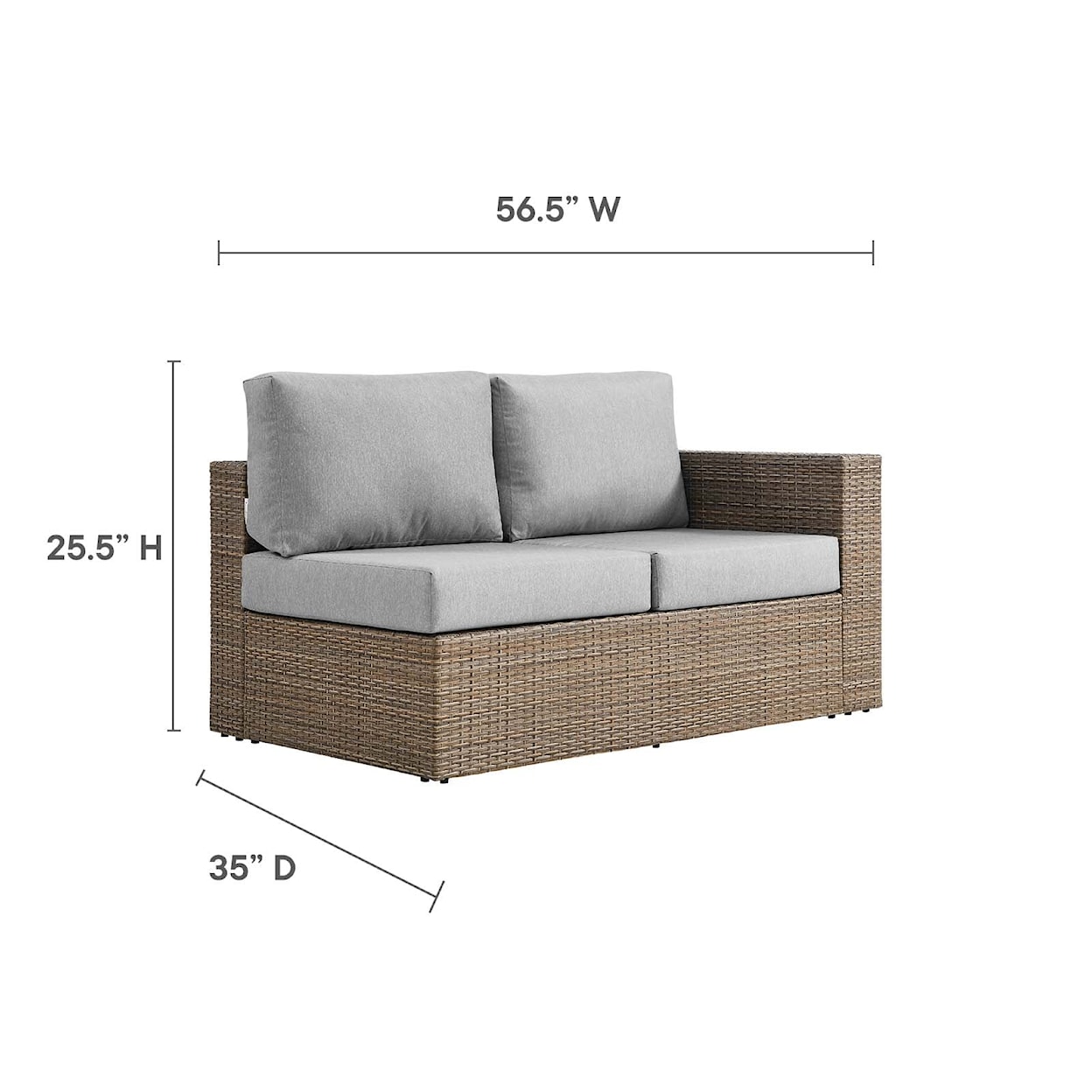 Modway Convene Loveseat