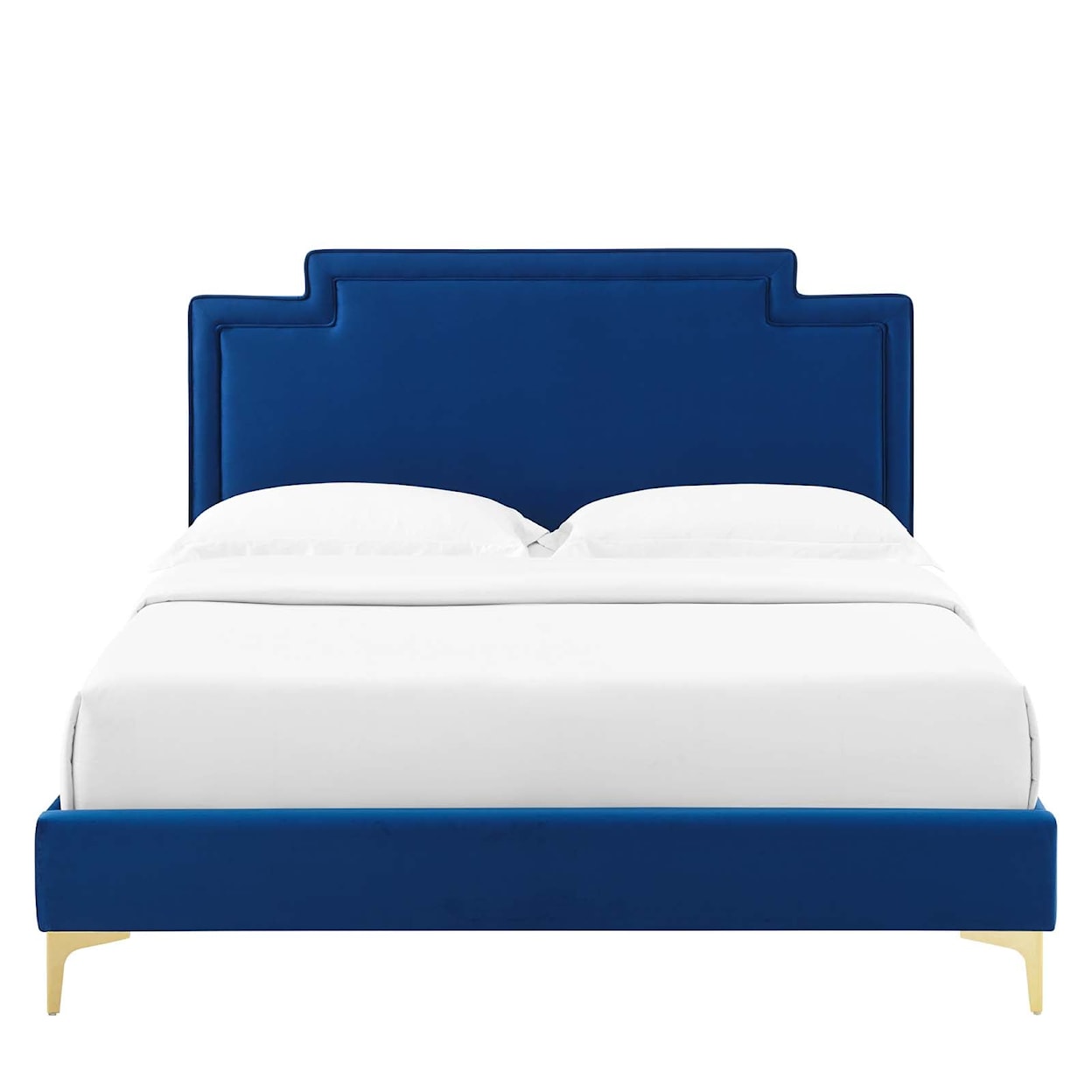 Modway Liva Liva Velvet Queen Bed