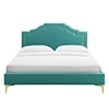 Modway Adelaide Adelaide Velvet Full Platform Bed