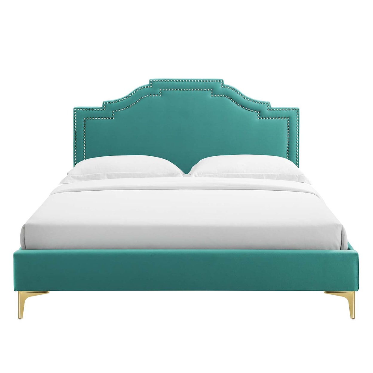 Modway Adelaide Adelaide Velvet Queen Platform Bed