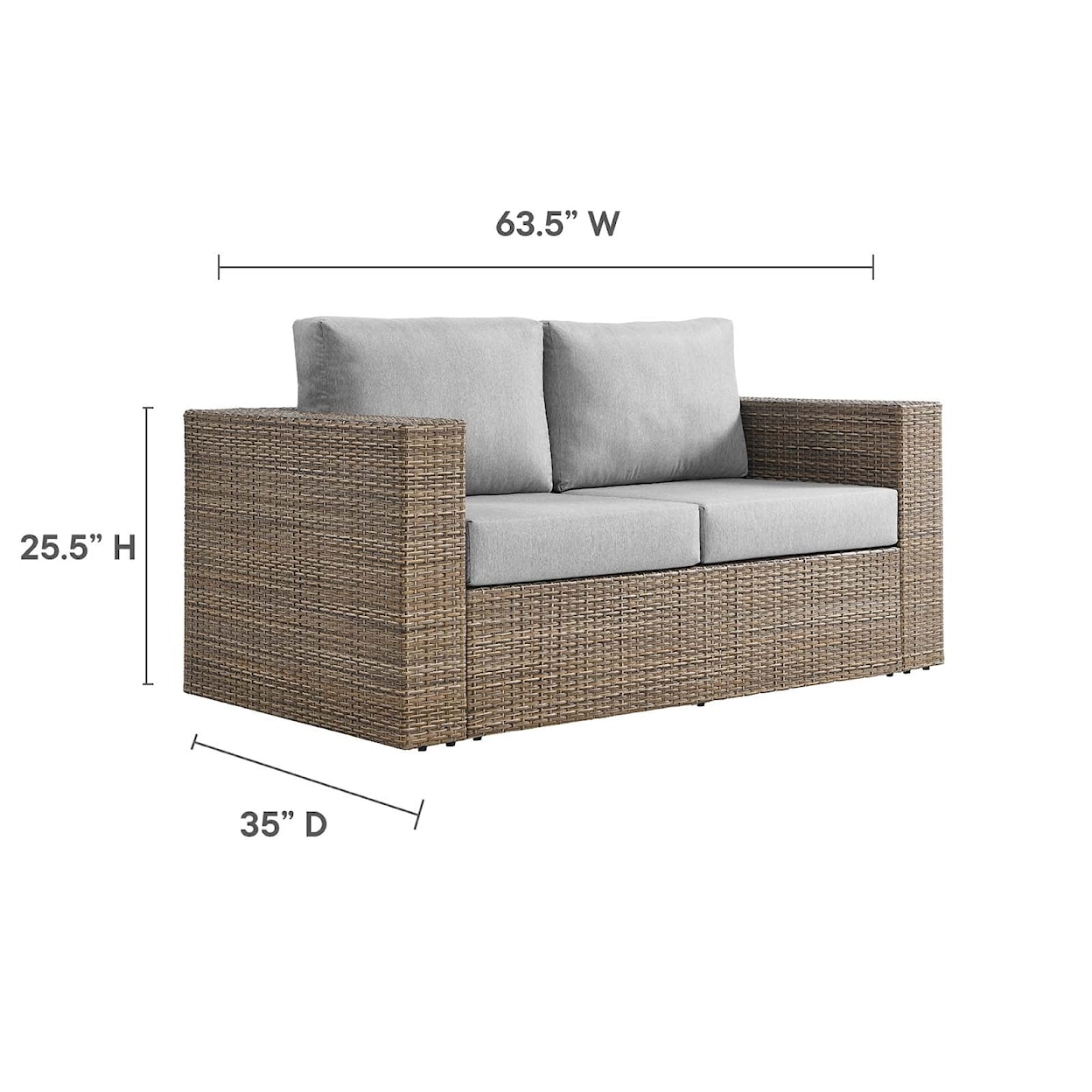 Modway Convene Loveseat