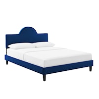 Soleil Performance Velvet Queen Bed