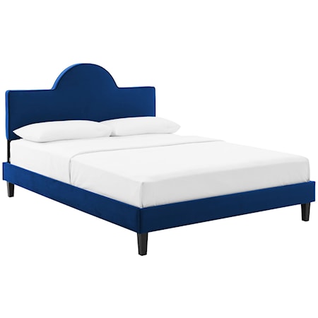 Soleil Velvet Queen Bed