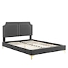 Modway Novi Novi Velvet Twin Bed