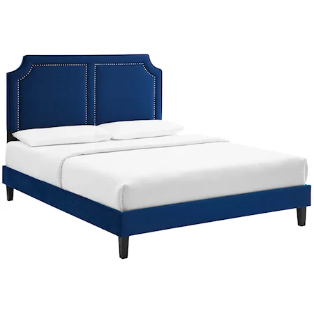Novi Velvet Twin Bed