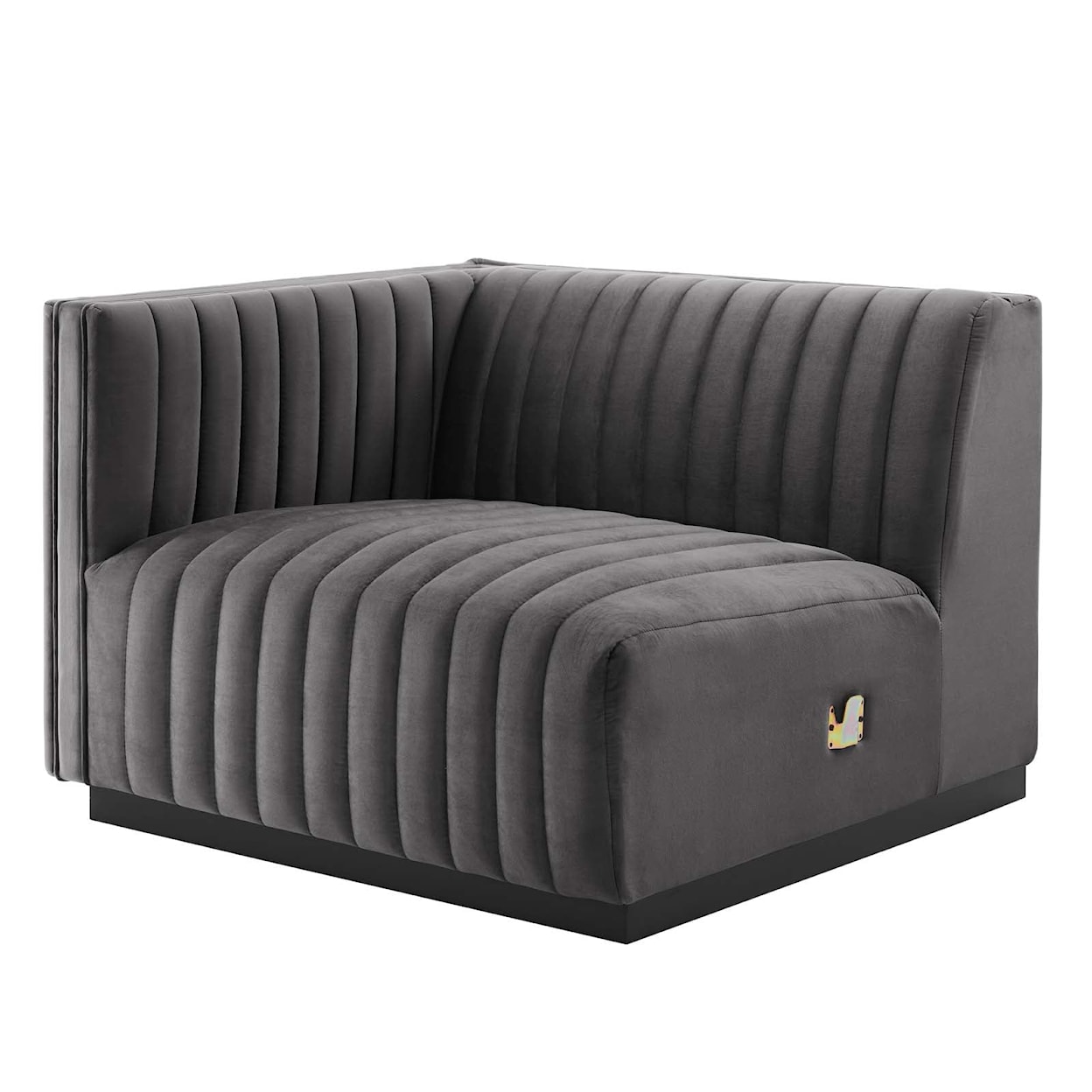 Modway Conjure Velvet 5-Piece Sectional