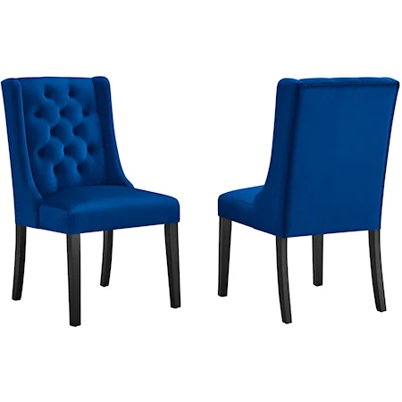 Baronet Velvet Dining Chairs - Set of 2