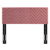 Modway Mercy Mercy Chevron Velvet Full/Queen HB