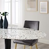 Modway Zinque Zinque 60" Oval Terrazzo Dining Table