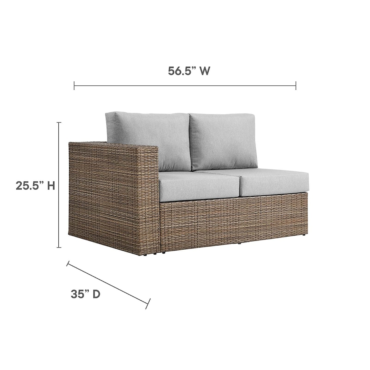 Modway Convene Loveseat