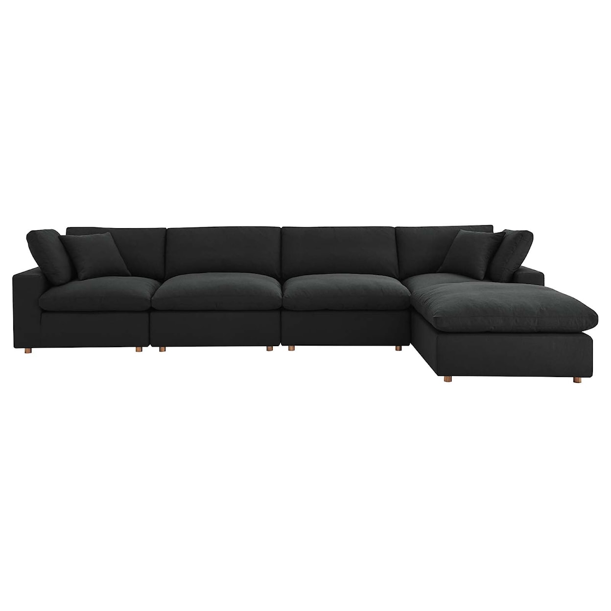 Modway Commix 5 Piece Sectional Sofa Set