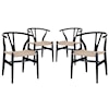 Modway Amish Amish Dining Armchair Set of 4