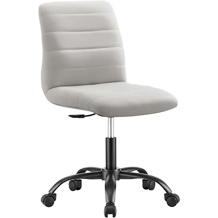 Armless Mid-Back Office Chair