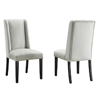 Baron Performance Velvet Dining Chairs - Set of 2