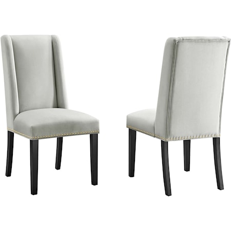 Baron Velvet Dining Chairs - Set of 2