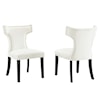 Modway Curve Curve Velvet Dining Chairs - Set of 2