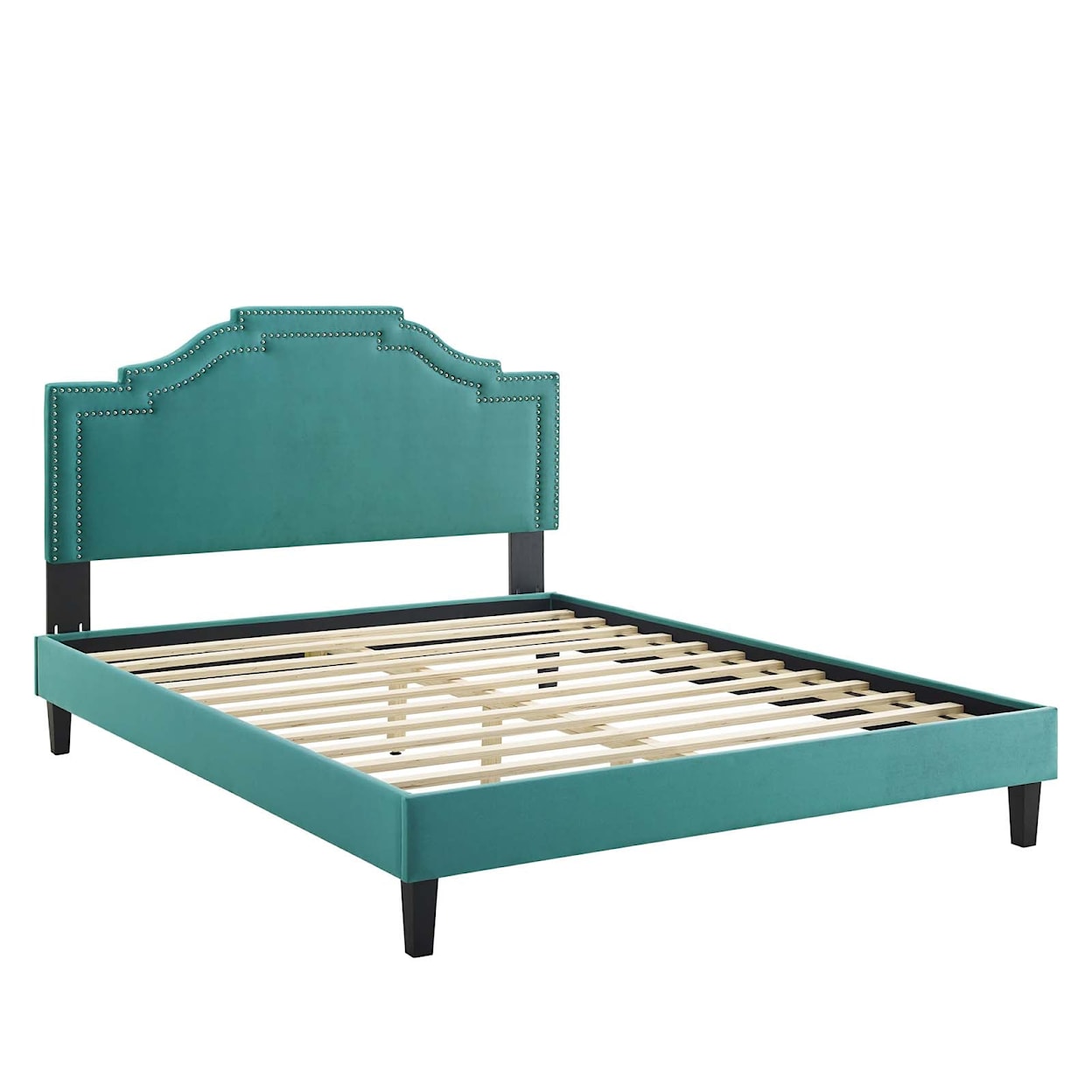 Modway Adelaide Adelaide Velvet Queen Platform Bed