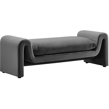 Waverly Performance Velvet Bench