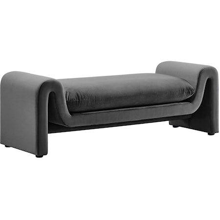 Waverly Performance Velvet Bench