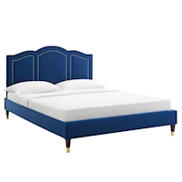 Emerson Performance Velvet Full Platform Bed