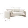 Modway Waverly Waverly Boucle Fabric Sofa