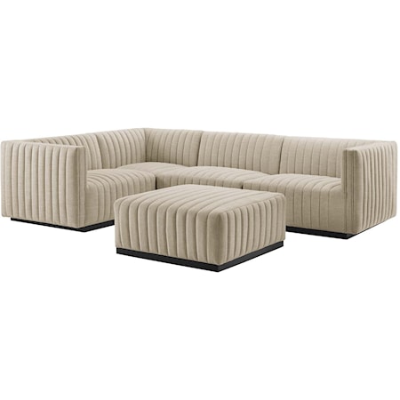 Fabric 5-Piece Sectional