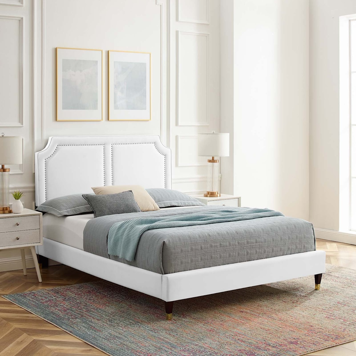 Modway Novi Novi Velvet Twin Bed