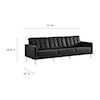 Modway Loft Sofa and Ottoman Set