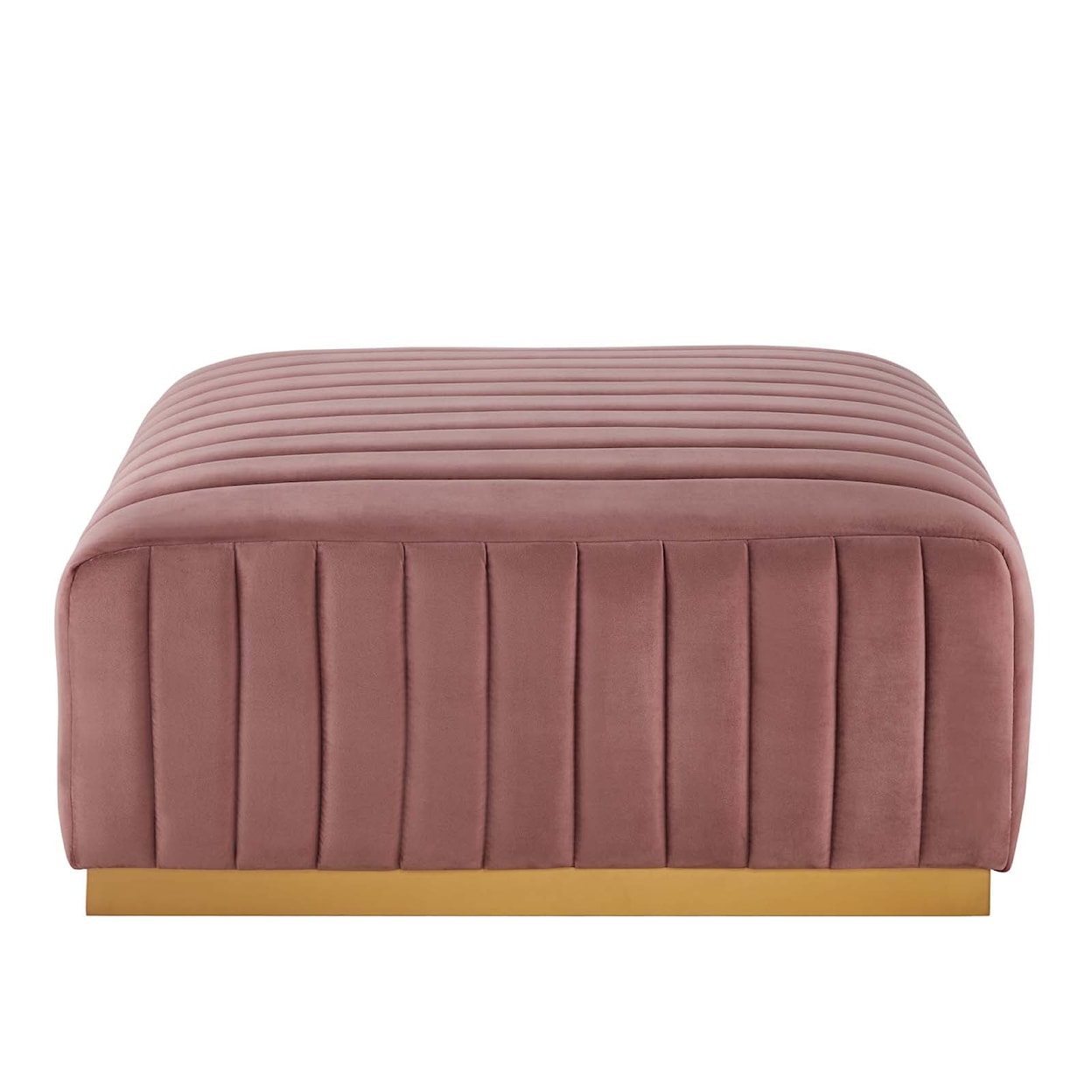 Modway Conjure Velvet Ottoman