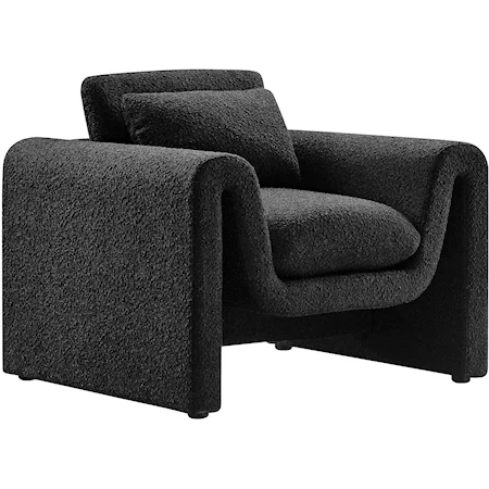 Waverly Boucle Upholstered Armchair