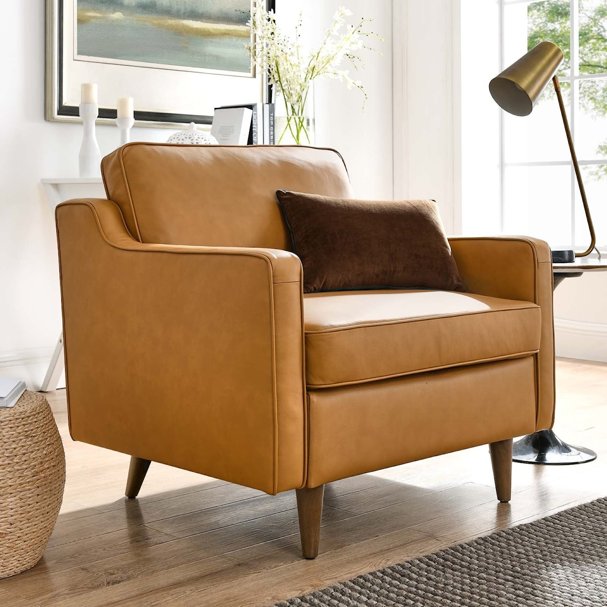 Modway Impart Impart Genuine Leather Armchair