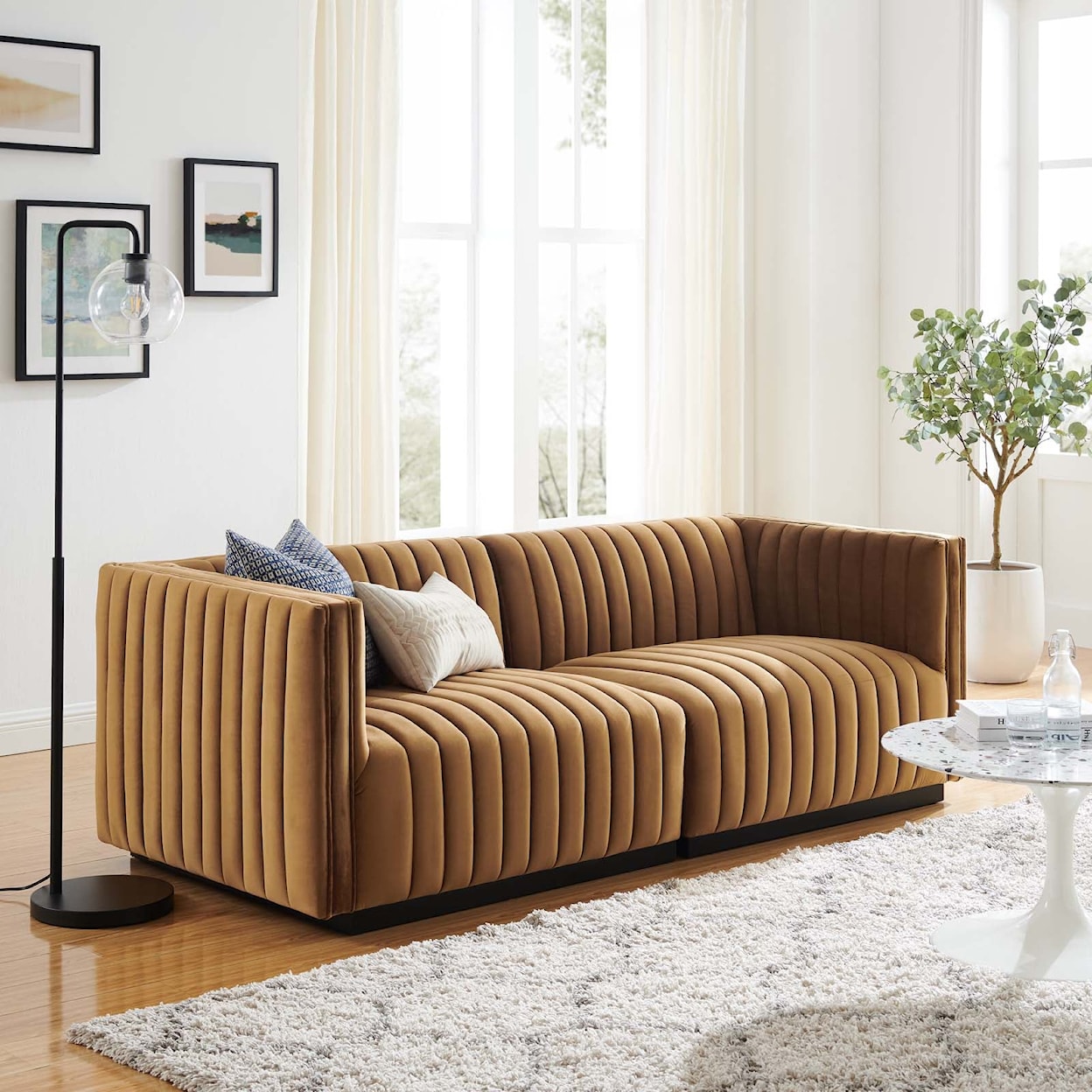 Modway Conjure Velvet Loveseat