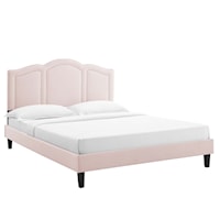 Emerson Performance Velvet King Platform Bed