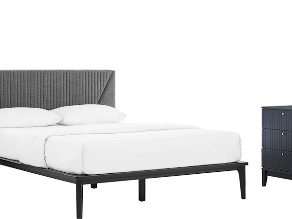 Dakota 4 Piece Upholstered Bedroom Set