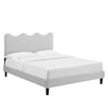 Modway Current Current Velvet Queen Platform Bed