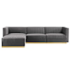 Modway Sanguine 4-Piece Modular Sectional Sofa